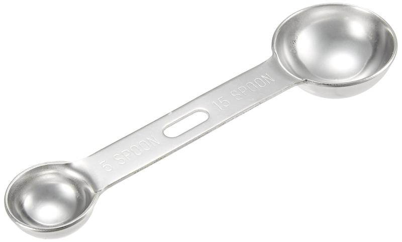 SW 18-8 極厚ダブル計量スプーン 5・15cc外寸 :144mm製品重量:50g材質:18-8ステンレス容量:5cc・15cc