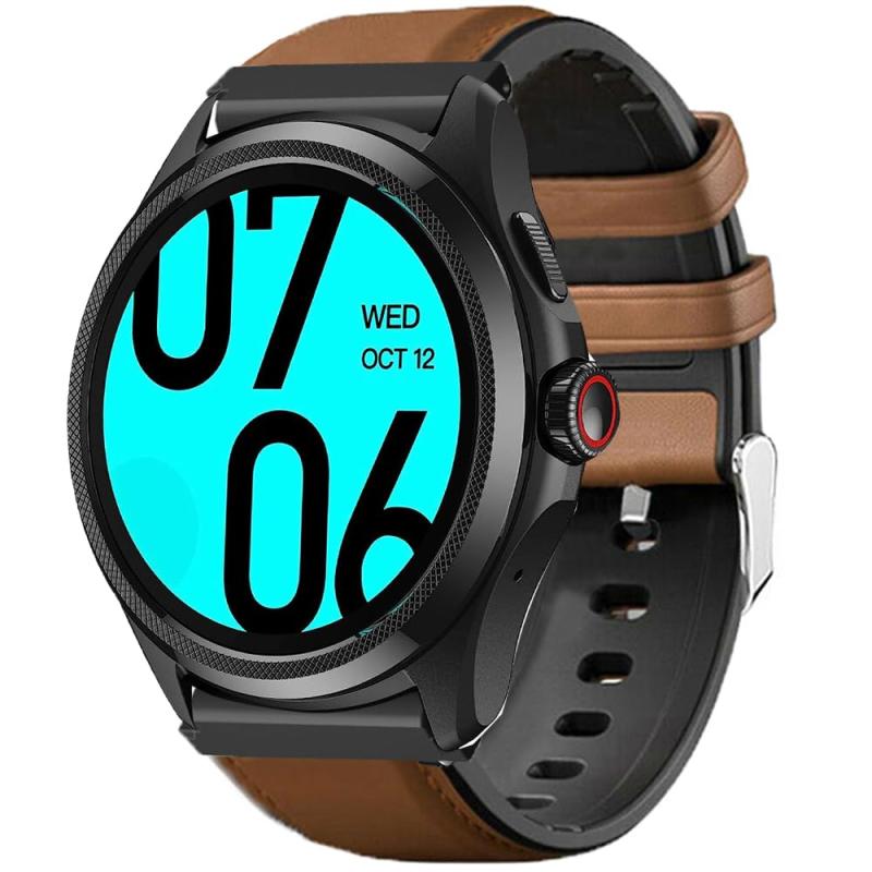 Rakuten - [Lamshaw] for Ticwatch Pro5バンド, レザー ウォッチバンド交換 レトロなベルト 対応 Ticwatch Pro 5 スマートウォッチ