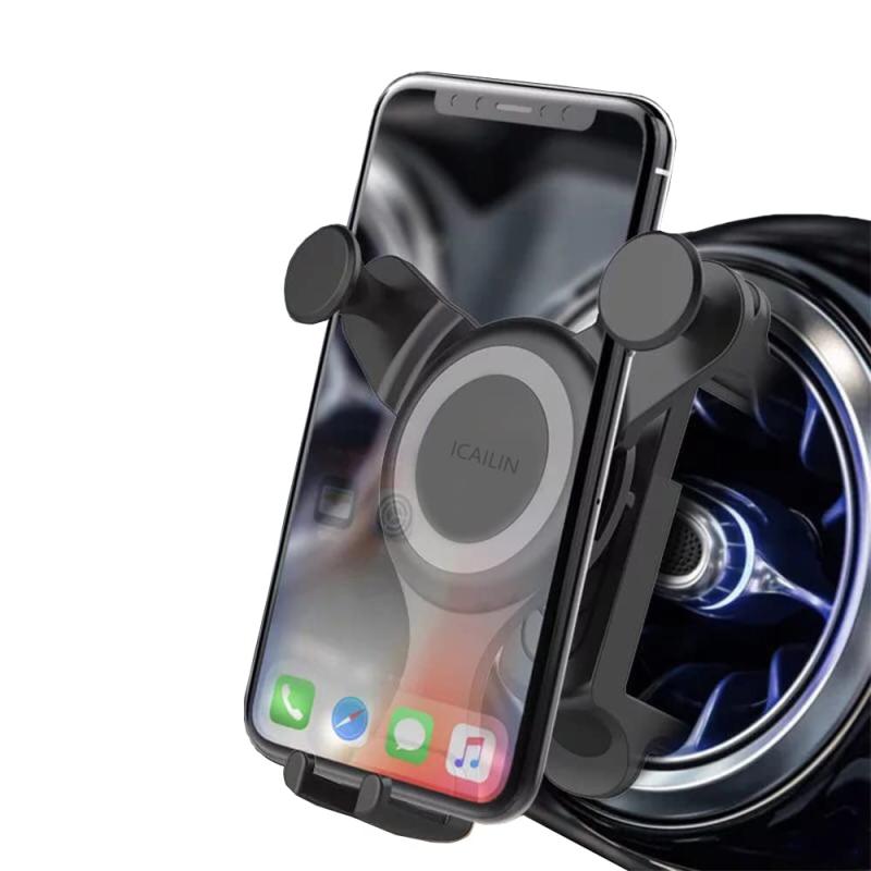 Rakuten - 車載ホルダー クリップ式 スマホホルダー 360度回転 固定 エアコン吹き出し口用 スマホスタンド 携帯 スマートフォン 落下防止 片手脱着 取り付け簡単該当 ベンツ n-box専用スマホホルダー、