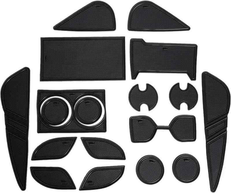 Auovo トヨタ ハリアー 80系 専用 ポケットマット ンテリア ラバーマット【MXUA8# AXUH8# R2.06～現行..