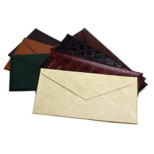お手入れいらず リサイクルレザー洋型封筒