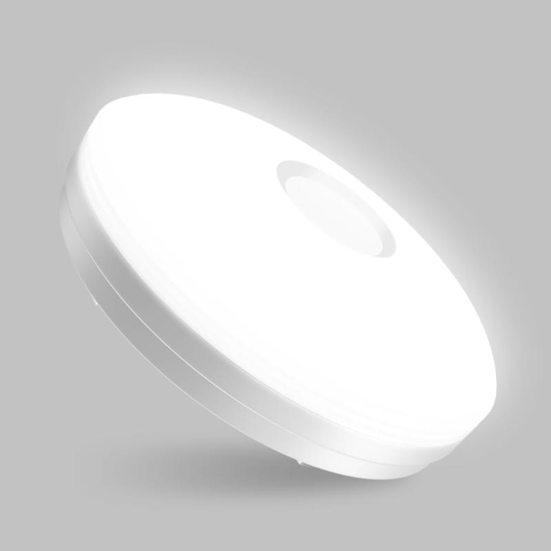 Rakuten - POOPEE LEDセンサーライト 小型 人感センサー付 LEDシーリングライト 4畳 照明器具 玄関灯 廊下灯 10W消費電力 60W相当 1100lm 天井照明 取付簡単 昼白色 電球色 日本語説明書