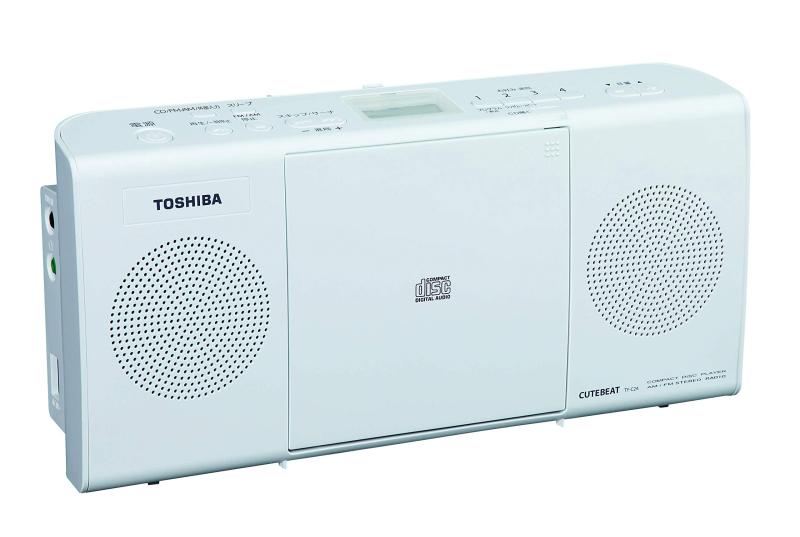 樂天商城 - 東芝 AUX ステレオ CDラジオ TY-C24 (W) ホワイト