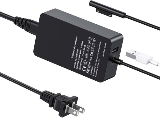 Surface Pro 充電器 Laptopサーフェス 充電器 65W 44W 36W 24Wに応用可能 Surface 電源アダプター for Surface Pro3/4/5/6/7/X/8/9電源アダプター対応、Laptop5/4/3/2/1充電器 Surface Pro 充電器 Laptopサーフェス 充電器 65W 44W 36W 24Wに応用可能 Surface 電源アダプター for Surface Pro3/4/5/6/7/X/8/9電源アダプター対応、Laptop5/4/3/2/1充電器