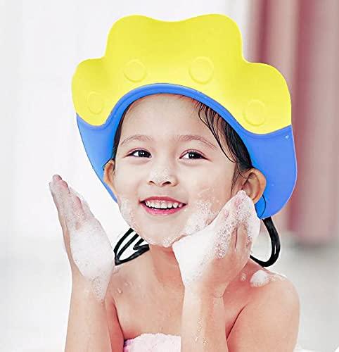 MoisRapin 目に水が入らない シャンプーハット 子供 お風呂 シャワーキャップ ベビー かわいい バスグッズ バス用品 子供用 可愛い シャンプーグッズ バスタイム お風呂用品 (ブルー) MoisRapin 目に水が入らない シャンプーハット 子供 お風呂 シャワーキャップ ベビー かわいい バスグッズ バス用品 子供用 可愛い シャンプーグッズ バスタイム お風呂用品 (ブルー)