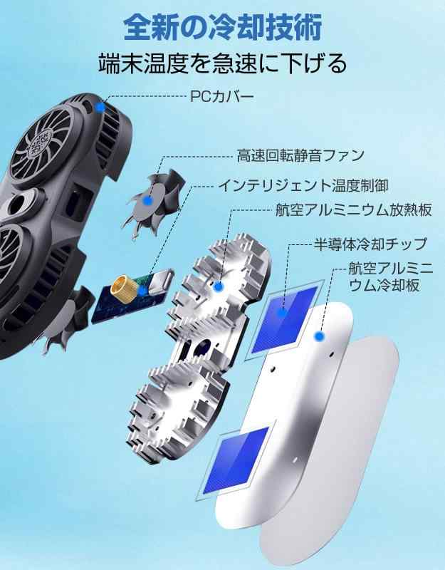 3APLUS m102 スマホ散熱器 スマホ 冷却ファン 冷却クーラー 生放送 荒野行動 PUBG Mobile 発熱対策 半導体冷却 冷却ラジエーター USB給電式