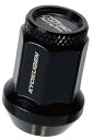 KYO-EI (協永産業) 極限 貫通ナット アルミキャップ付き M12XP1.25 16 ブラック 16個入 HP36KK