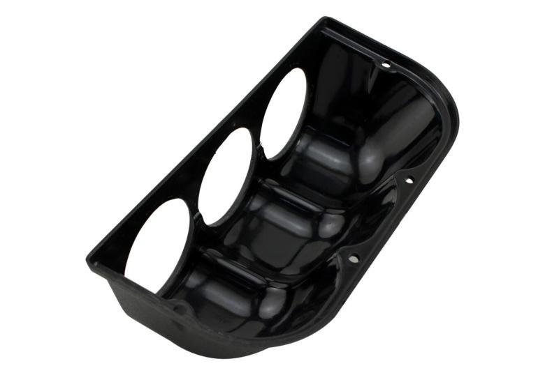 naissant 汎用 直径 60mm 3連メーター パネル 艶消し ブラック