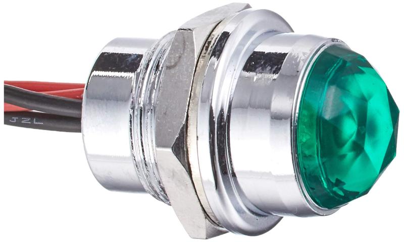 樂天商城 - ジェットイノウエ(JET INOUE) LEDパイロットランプ ハイパワー DC24V専用 1個 トラック グリーン/グリーン 528243