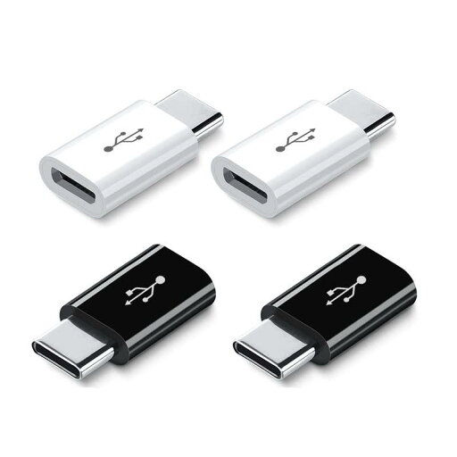 Micro USB to Type-C変換アダプタ 4個セット 急速充電 データー転送 OTG機能 microコネクタ アンドロイドケーブルアダプター マイクロ USB2.0 アダプター コネクタ Micro USB to Type-C変換アダプタ 4個セット 急速充電 データー転送 OTG機能 microコネクタ アンドロイドケーブルアダプター マイクロ USB2.0 アダプター コネクタ