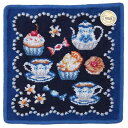 (フェイラー)FEILER スウィートトリート ハンカチ 25cm×25cm ネイビー/青 フェイラージャパン SWEET TREAT