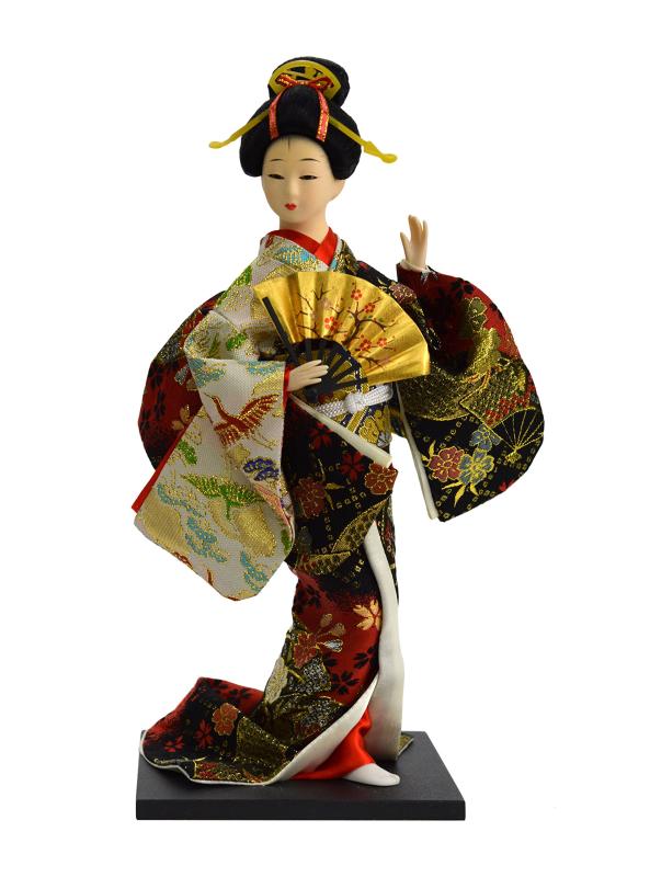 乐天商城 - 日本人形12インチ 扇子 A 303-063