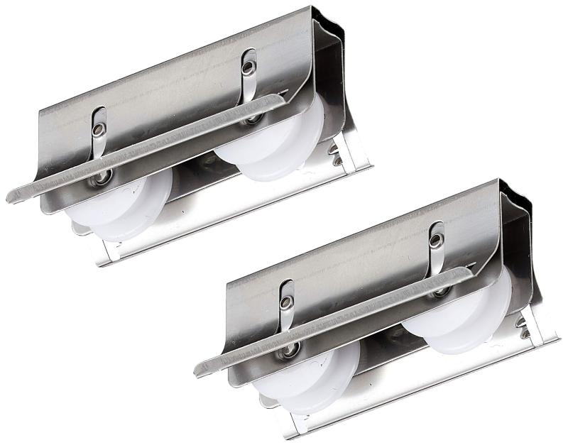 Rakuten - 家研販売(Kaken Hanbai) 網戸専用 取替戸車 (アルミサッシ用) 2個入 W7(A)13 W7×H17×D40(mm) シルバー