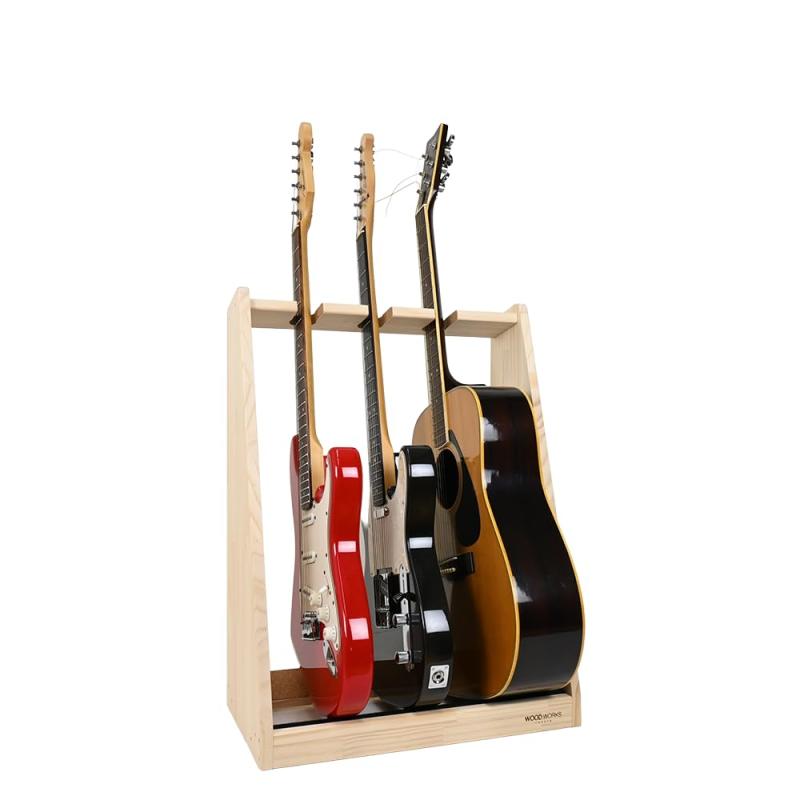 樂天商城 - WOODWORKS 日本製 ギタースタンド エレキギター用 3本掛