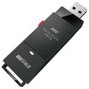 バッファロー ( BUFFALO ) PC対応 USB3.2(Gen2) TV録画 スティック型SSD 500GB ブラック Type-C付属 SSD-SCT500U3-BA(2)