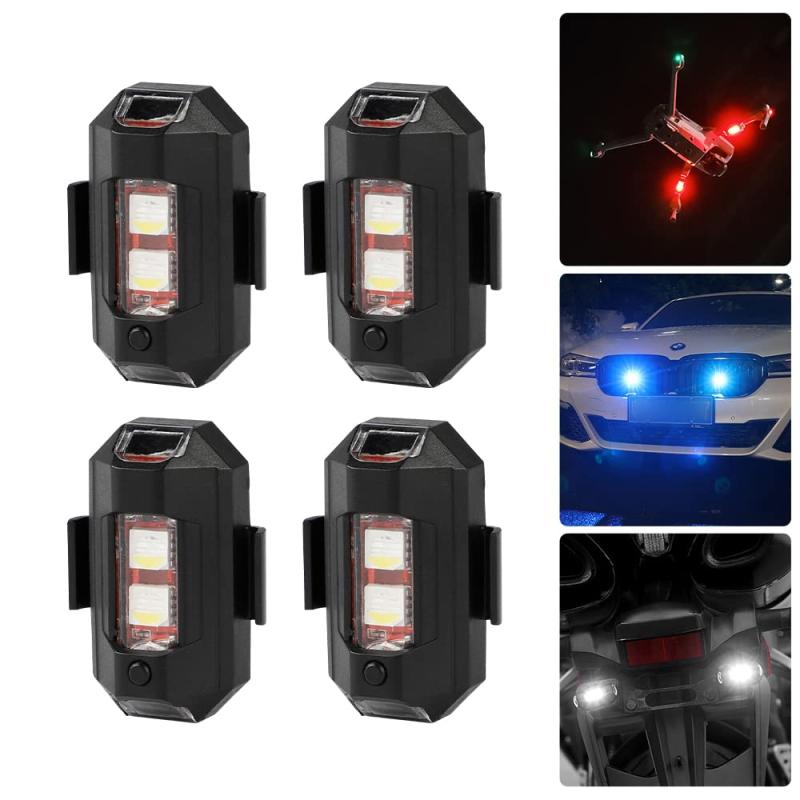 樂天商城 - Catland LED ドローン ストロボライト RGB 警告灯 7色 31点灯モード 信号警告灯 衝突防止 フラッシュランプ 自動点滅 白 赤 緑 青 黄色 ピンク紫 アイスブルー ストロボ 車用 LEDライト 補助灯 小型