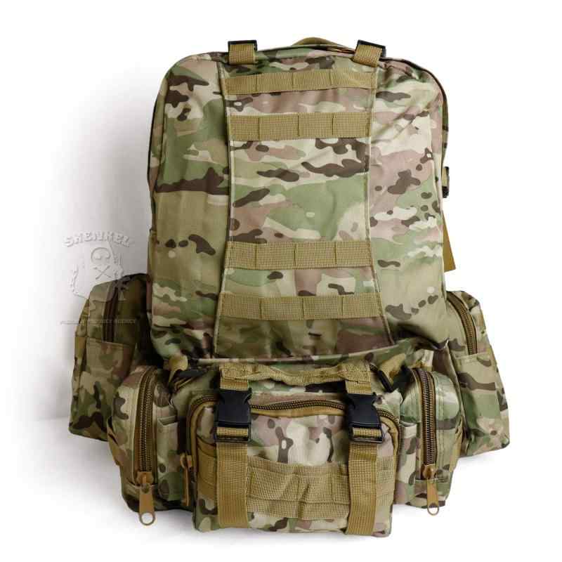 パグハグのSHENKEL USタイプ ミリタリー アサルトリュック ウェストポーチセットbackpack 迷彩 サバゲー マルチカム bag-002mc｜アングル2