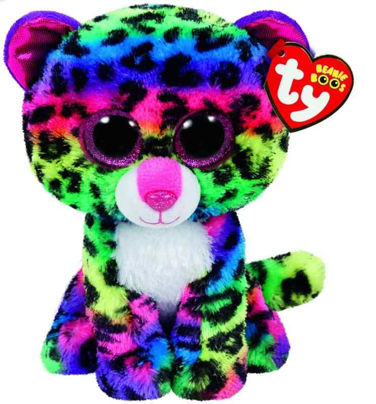 乐天商城 - Ty Beanie Boos DOTTY - multicolor leopard 15 cm - TY, Flerfärgad, 15 cm