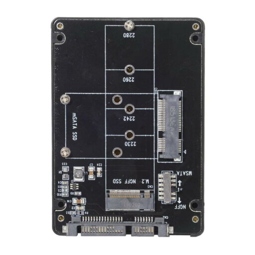 xiwai コンボ M.2 NGFF B-Key & mSATA SSD - SATA 3.0 アダプター コンバーター ケース エンクロージャー スイッチ付き xiwai コンボ M.2 NGFF B-Key & mSATA SSD - SATA 3.0 アダプター コンバーター ケース エンクロージャー スイッチ付き