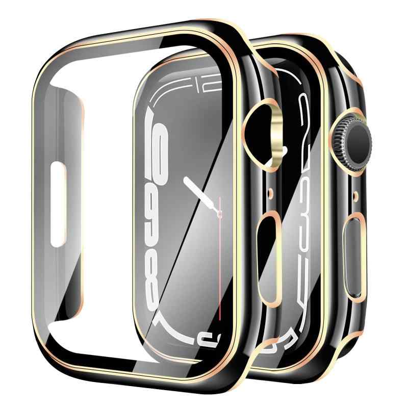 乐天商城 - YUGYUG for Apple Watch ケース Series 10/9/8/7/SE/SE2/6/5/4/3/2/1 Ultra 2/1 対応 Apple Watch カバー 日本旭硝子材 二重構造 アップルウォッチ ケース PC素材 一体型 アッ