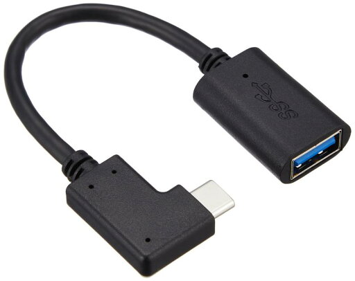 アイネックス(AINEX) USB3.2Gen1 Type-Cホストケーブル C - A L型 15cm U31CA-LF01T アイネックス(AINEX) USB3.2Gen1 Type-Cホストケーブル C - A L型 15cm U31CA-LF01T