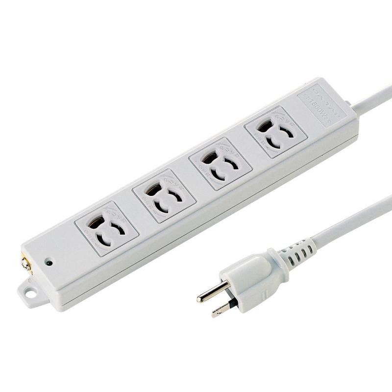 樂天商城 - サンワサプライ(Sanwa Supply) 工事物件タップ(4個口・2m) TAP-KS4-2
