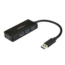 StarTech.com 4ポートUSB 3.0ハブ/急速充電/USB-A x4/SuperSpeed 5Gbps/USBバスパワー & セルフパワー(ACアダ...
