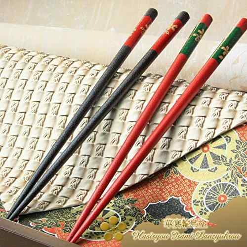 華宴輪島塗箸本金蒔絵春風桜坂-全乾...