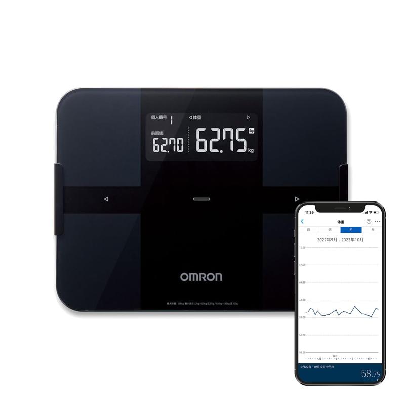 樂天商城 - オムロン 体重・体組成計 カラダスキャン スマホアプリ/OMRON connect対応