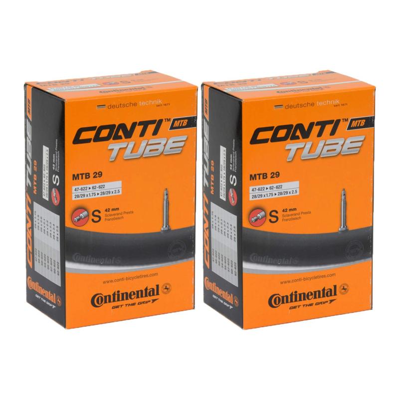 2本セット Continental (コンチネンタル) チューブ 29インチ 仏式42mm Tube MTB 29" S42 マウンテンバイク [並行輸入品]