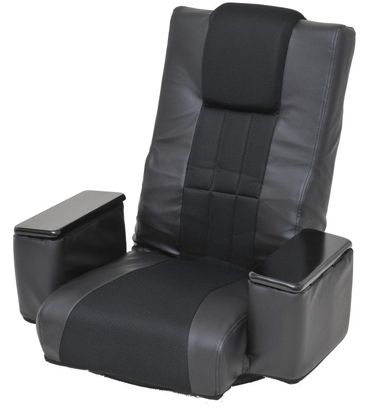 乐天商城 - 肘掛ポケット付き回転リクライニング座椅子 CHAIR