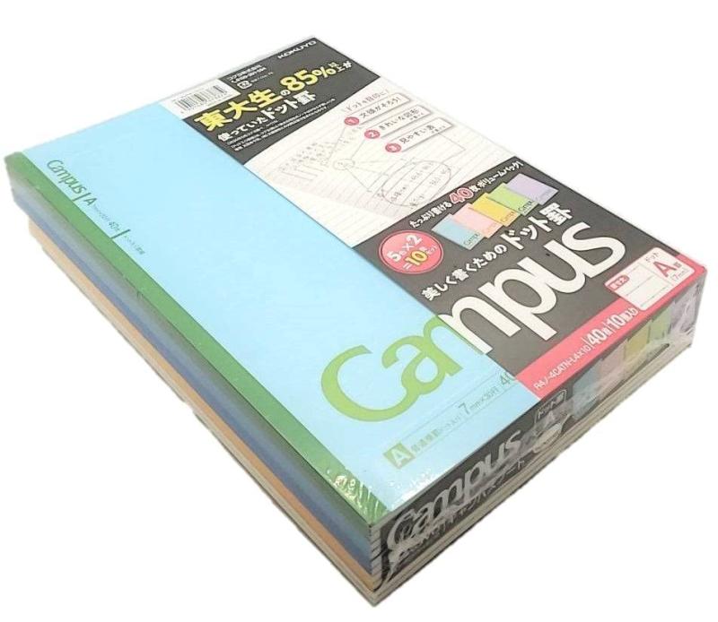 Other - コクヨ キャンパスノート ドット入り罫線 色それぞれ10冊パック B5 A罫 40枚