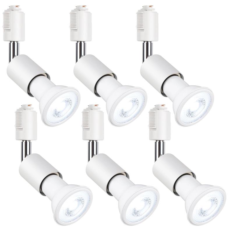 szbritelight スポットライト e26 ダクトレールライト 電球付き ダクトレール用照明器具 ライティングレール 照明 PAR20 レフ球型 ランプ付 LED電球＋器具セット