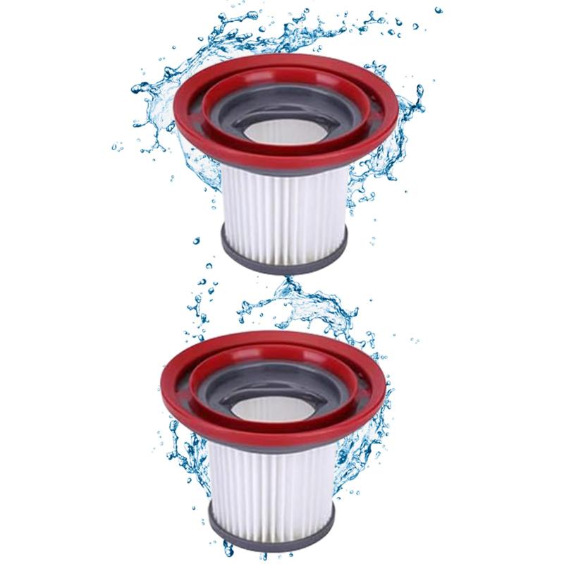 KEROMEE 掃除機 フィルター HEPA フィルター 交換用フィルター フィルター 掃除機部品適応互換性 KEROMEE傘下のすべての掃除機に適用され、交換に使用されます 2個（水洗い可）