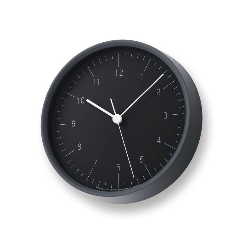 レムノス 掛け時計 電波時計 アナログ ABS樹脂 シティポップ 白 City Pop