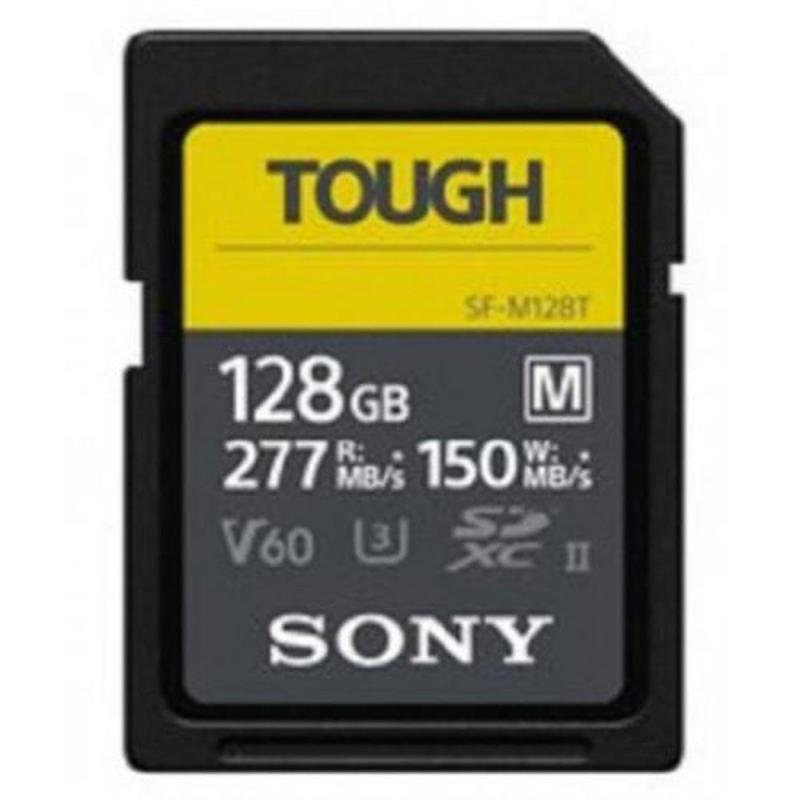 128GB SDXCカード SDカード タフ仕様 SONY ソニー UHS-II Tough Mシリーズ Class10 UHS-II U3 V60 4K R:277MB/s W:150MB/s 海外リテール SF-M128T/T1