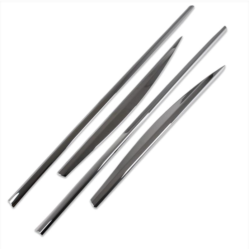 Rakuten - RUIQ レクサス新型 NX250/NX350/NX350h/NX450h+ 20系 専用 外装 クロームメッキ サイド ドア アンダー モール LEXUS NX 専用設計