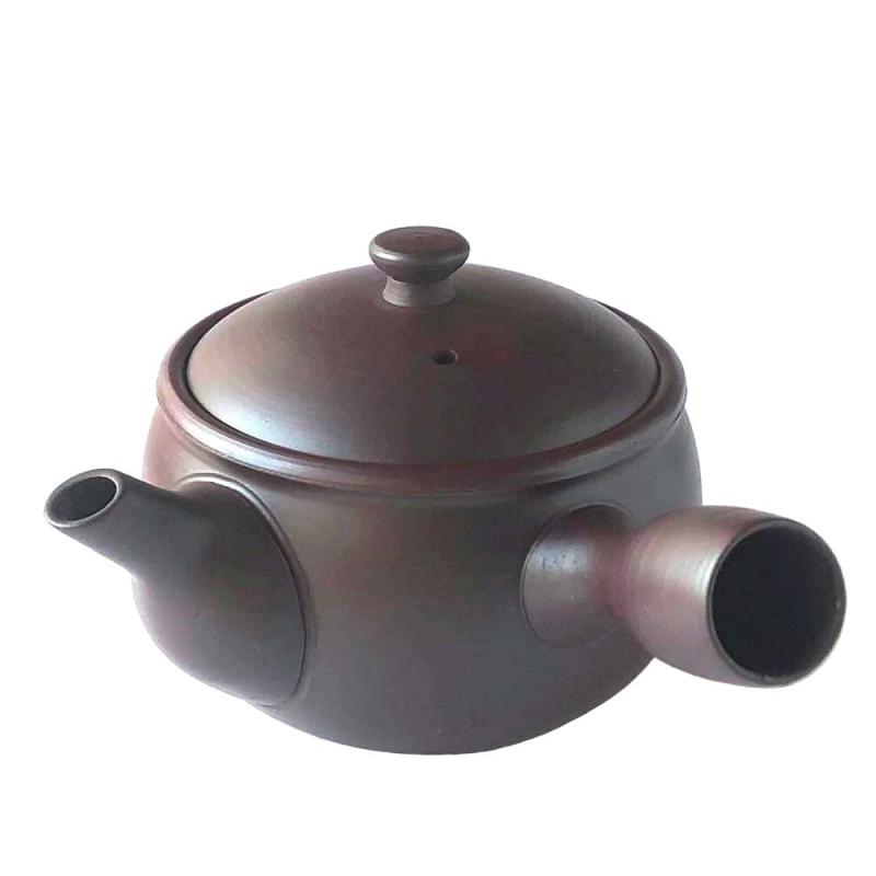 乐天商城 - 風景ドットコム 四日市 萬古焼 急須 e074a 紫泥 320ml 日本製