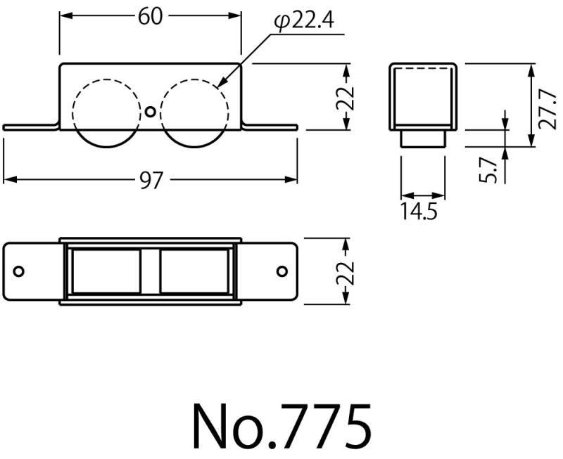 ベスト 775 バランス2連戸車 2個入り 0...の紹介画像2