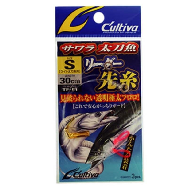 OWNER(オーナー) リーダー サワラ太刀魚 先糸 S フロロカーボン 30cm 12号 クリアー