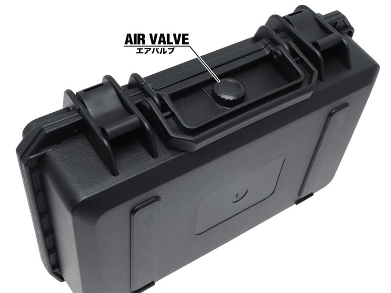 MILITARY-BASE IP67 ウォータープルーフ ハードガンケース 3.4L 27cm×16cm×8cm 3