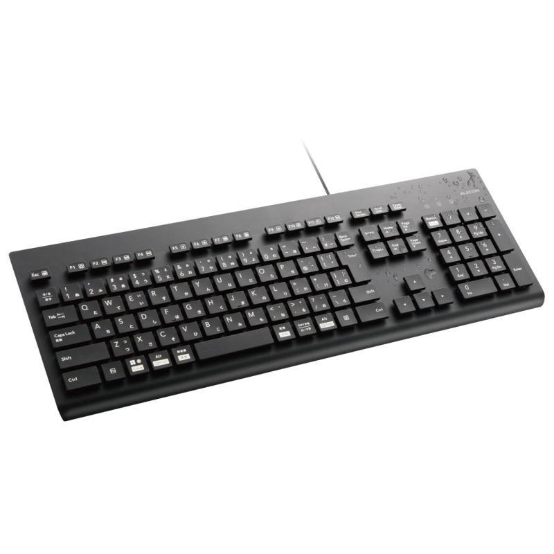 乐天商城 - エレコム 洗える キーボード メンブレン フルサイズ TK-WSシリーズ