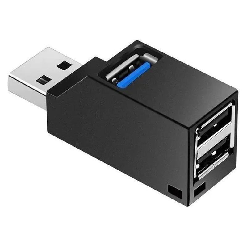 TRkin USBハブ3.0直挿3ポートUSB 3.0ポート1個拡張コンボハブ超小型バス給電USBポート高速データ転送ポータブル機能コンパクトMacBook/iMac/Surface Proなどのノートパソコンと他の互換性のあるUSBハブ