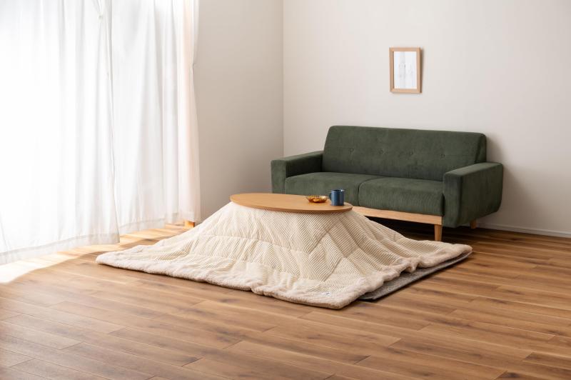 東谷 Azumaya こたつテーブル エルフィ オーバル型 オーク SGS-901OAK