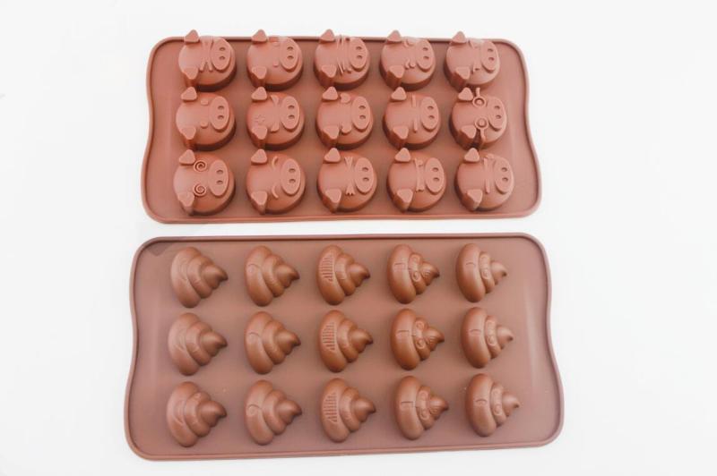 乐天商城 - naissant ジョーク 子供 が喜ぶ かわいい うんち ＆ ぶた の シリコンモールド 型 うんこ 豚