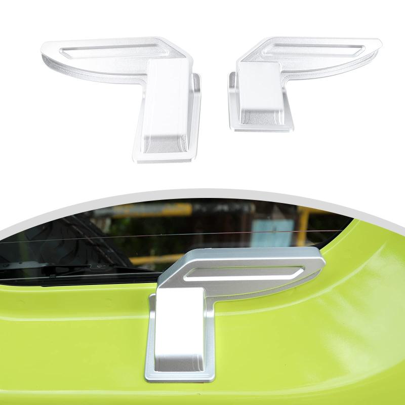 リアデフォッガーカバー 鈴木ジムニー JB64 JB74 用 【ABS素材 / 3M接着剤の取り付け/ Jimny内装/簡単インストール/2点セット/カーボン調】