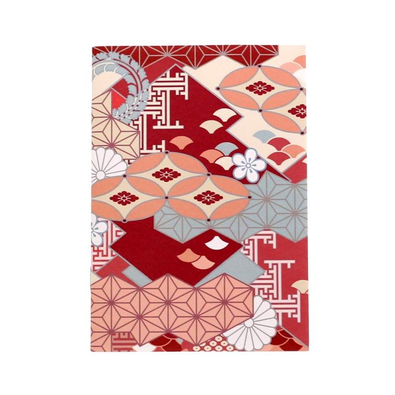 おくすり雑貨 血圧手帳 紅 数値式