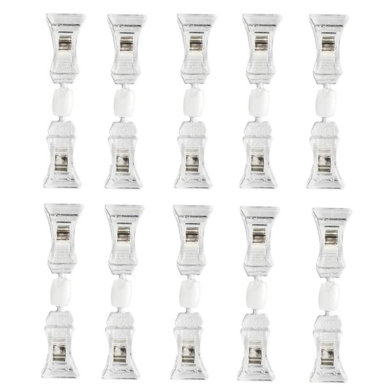 10個 クリップ POPクリップ 両端のク