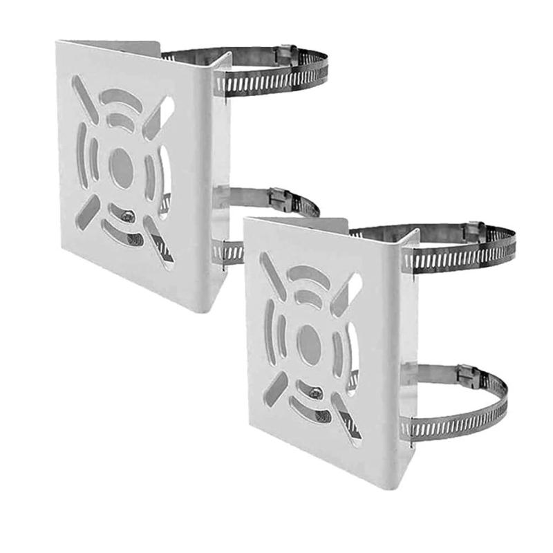 Toilet Articles - 防犯カメラ ポール 取付金具 ブラケット スタンド ハウジング 穴開け不要 監視カメラ ダミー ハウジング ブラケット円柱 角柱 屋外 設置 すぐ使える