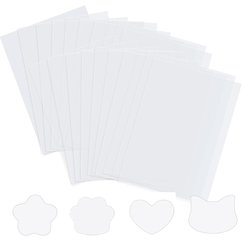 樂天商城 - 5WYOUKE プラスチックフィルム 流砂型 シェイカーモールド 約210×150mm PPシート シリコンモールド DIY 手作り 自由カット 任意の形 10枚セット